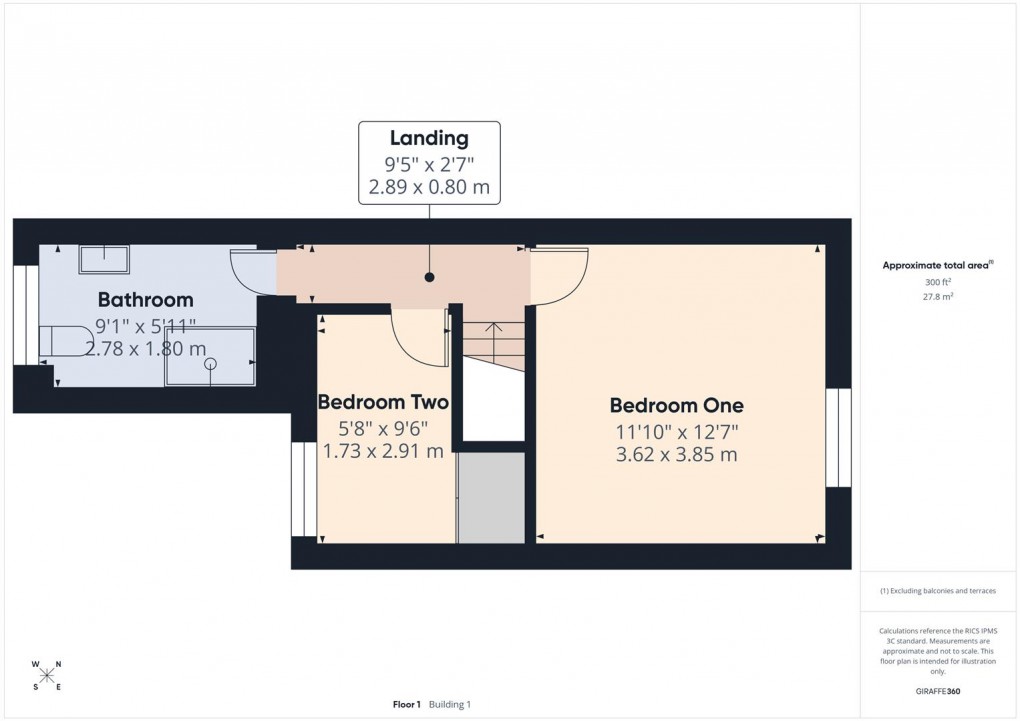 Floorplan for The Ditch, Chelmorton