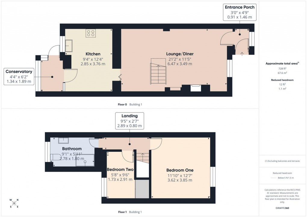 Floorplan for The Ditch, Chelmorton