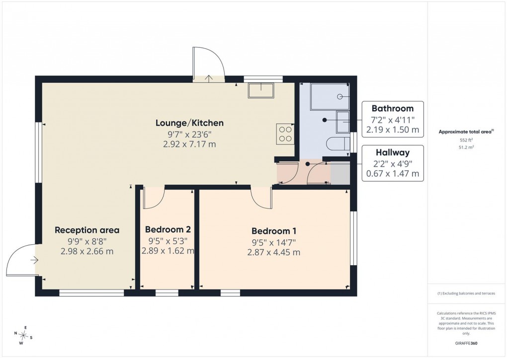 Floorplan for Manchester Road, Buxton