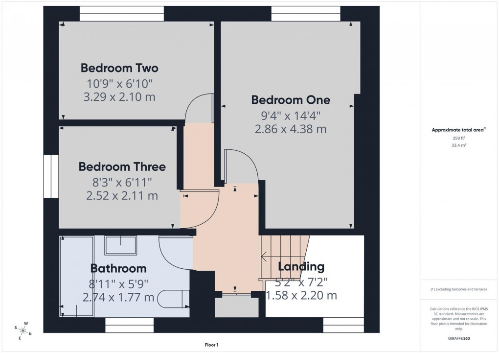 Floorplan for Harris Road, Buxton