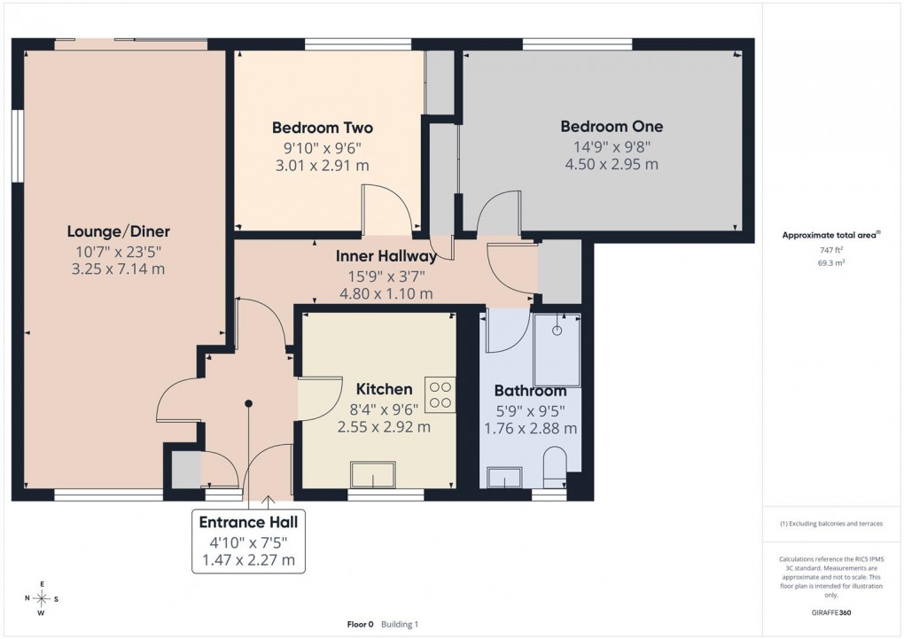 Floorplan for Silverlands Close, Buxton