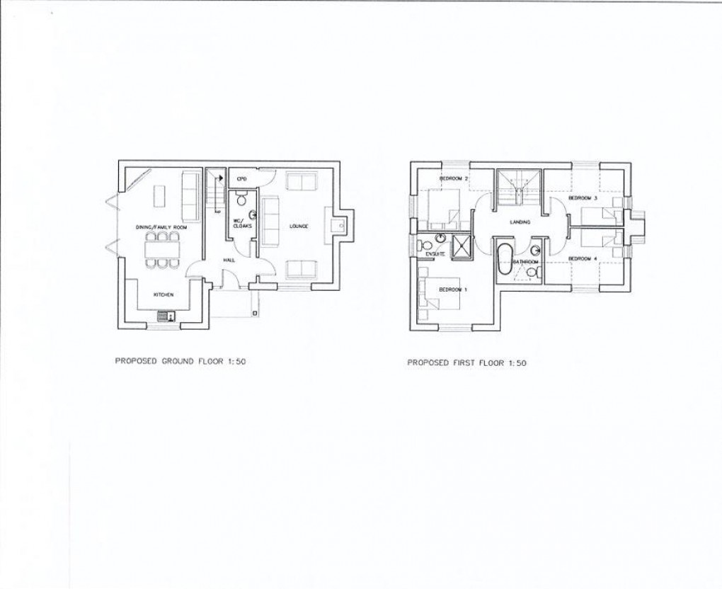 Floorplan for Leek Road, Buxton