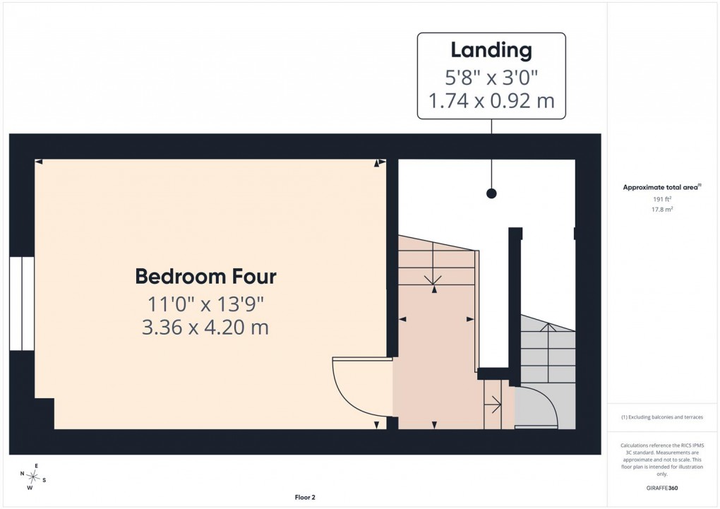 Floorplan for Bath Road, Buxton