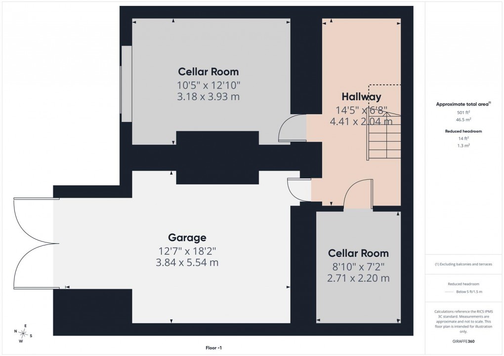 Floorplan for Bath Road, Buxton