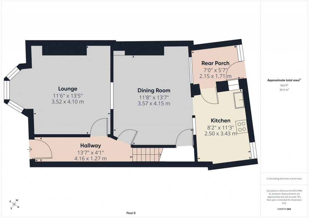 Floorplan for Dale Road, Buxton