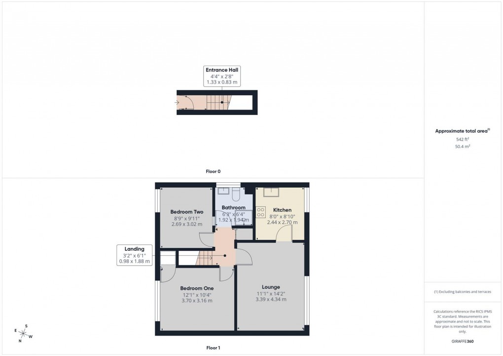 Floorplan for Ripon Gardens, Buxton
