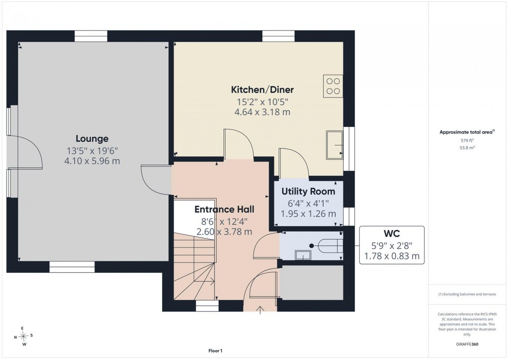 Floorplan for Park Road, Buxton