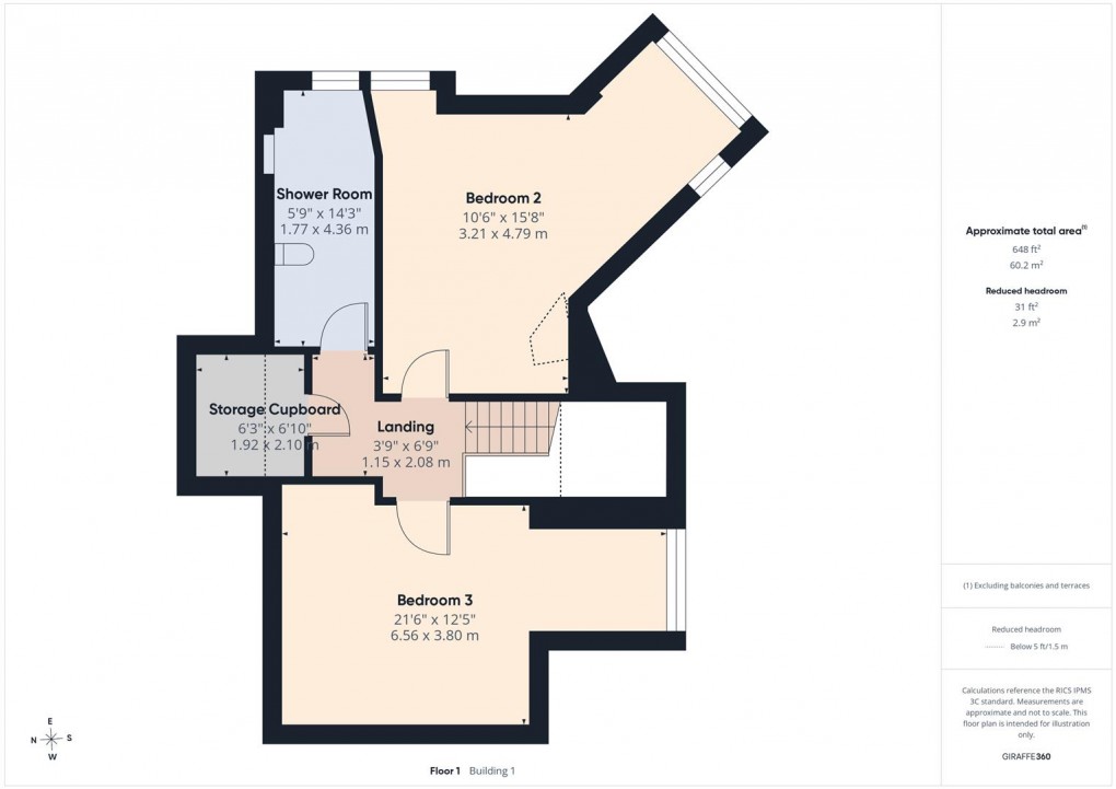 Floorplan for Manchester Road, Buxton