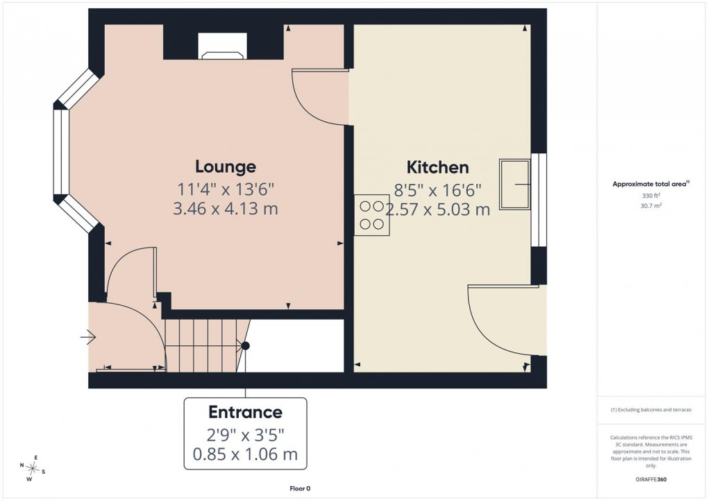 Floorplan for Rockfield Road, Buxton