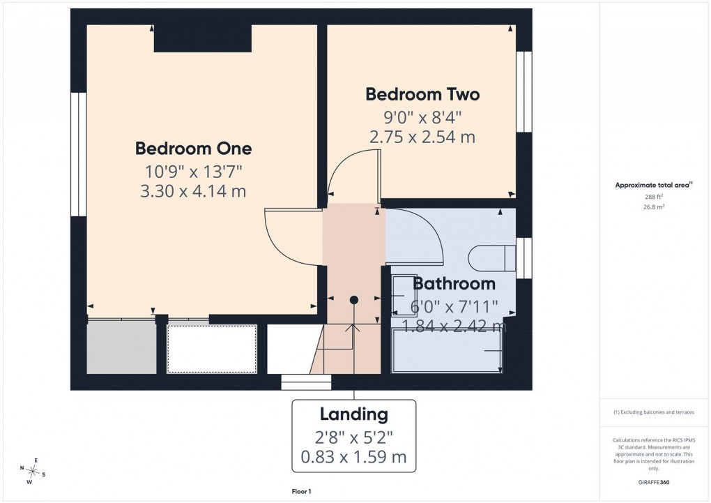 Floorplan for Rockfield Road, Buxton