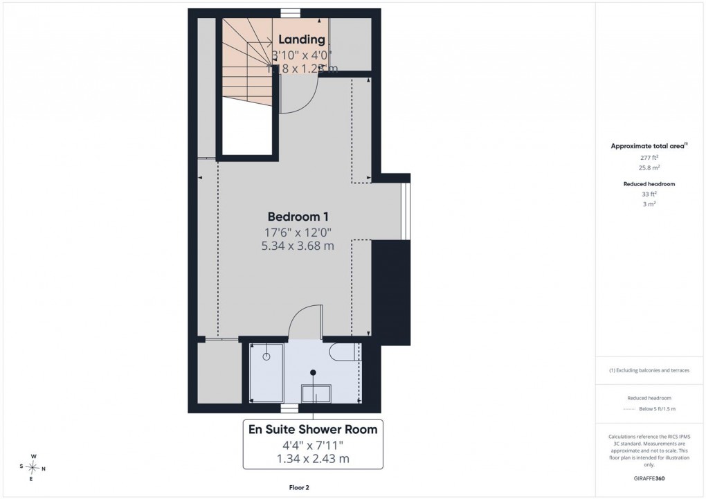 Floorplan for Critchlow Drive, Dove Holes