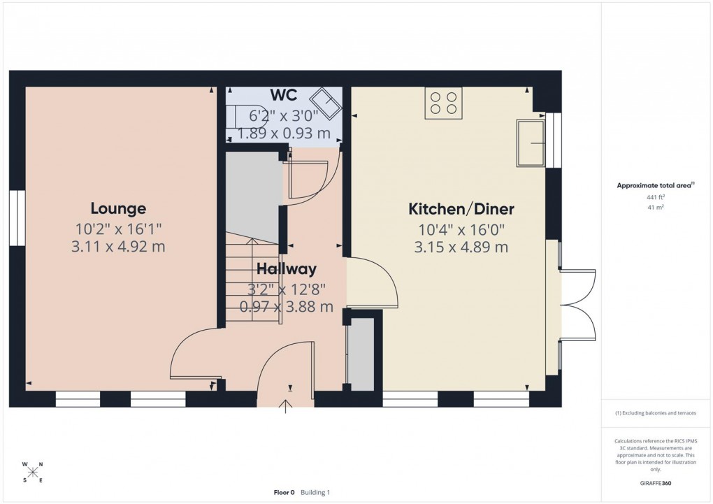 Floorplan for Silkstone Crescent, Buxton