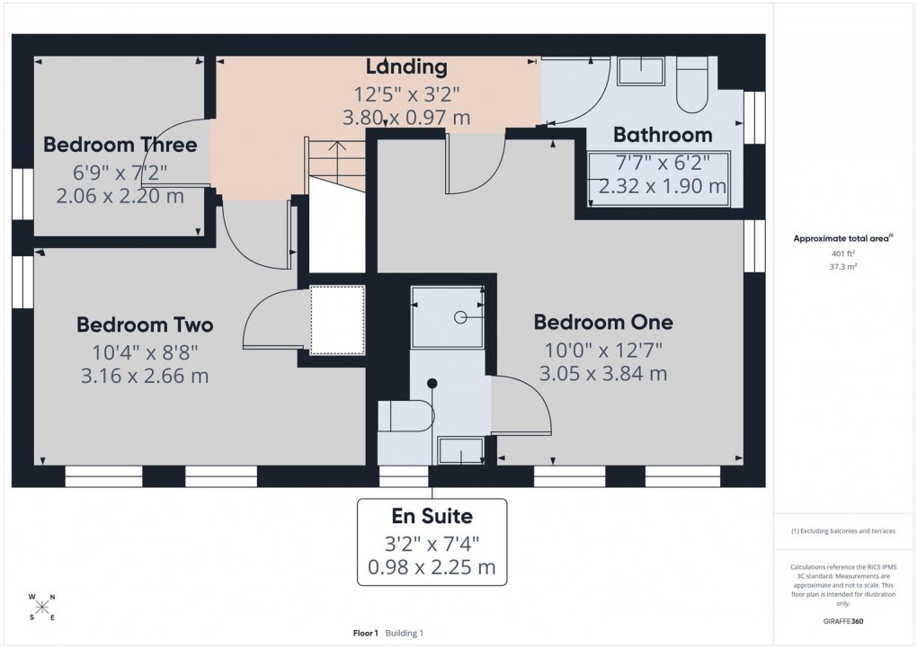Floorplan for Silkstone Crescent, Buxton