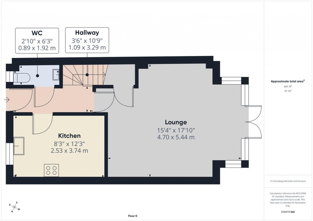 Floorplan for Otterhole Close, Buxton