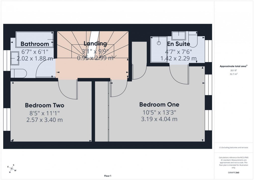 Floorplan for Otterhole Close, Buxton